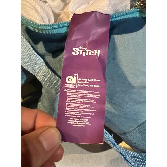 Disney Stitch Full Body Plush Backpack 16" w/Ears Sitting - Picture 6 of 8